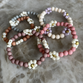 KIDS BRACELET | FLOWER | BROWN