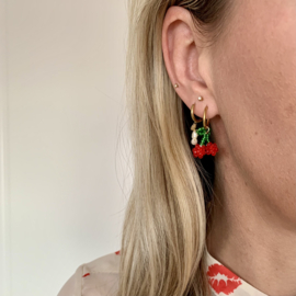 EARRING | ONE PIECE | CHERRY | RVS SILVER/GOLD