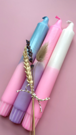 DIP-DYE CANDLE | BLUE/PINK | 1PCS