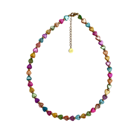 BEADS NECKLACE | HEARTS | MULTICOLOR