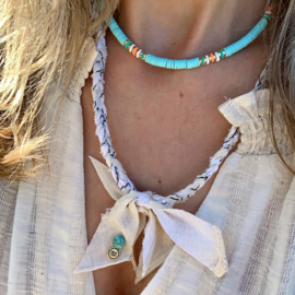 BANDANA NECKLACE | BEIGE