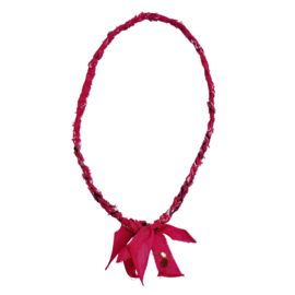 BANDANA NECKLACE | DARK PINK