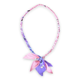 BANDANA NECKLACE | LILAC PEACH