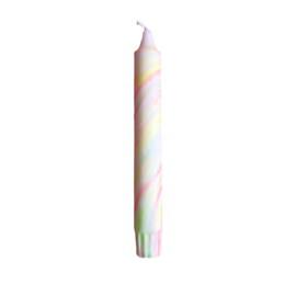 MARBLE CANDLE | RAINBOW | 1PCS