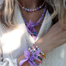 BANDANA NECKLACE | LILAC