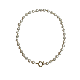 PEARL NECKLACE | GOLD