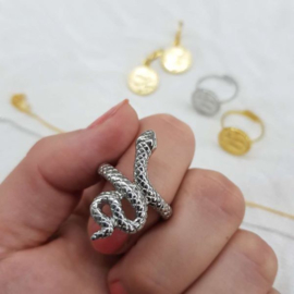 Ring - Snake - RVS silver