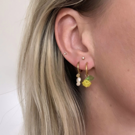 EARRING | ONE PIECE | BERRY | RVS GOLD