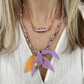 BANDANA NECKLACE | LILAC ORANGE