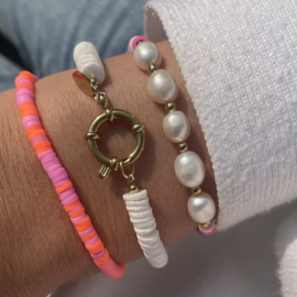 SURF | BRACELET | NEON PINK/ORANGE