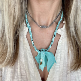 BANDANA NECKLACE | TURQUOISE