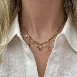 CHARM NECKLACE | JUNE | RVS GOLD