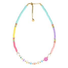 SURF NECKLACE | MULTICOLOR BLOCK | SUMMER/LOVE