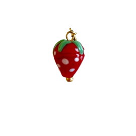 CHARM STRAWBERRY | RVS SILVER/GOLD