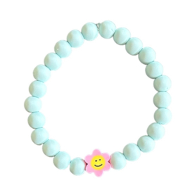 KIDS BRACELET | FLOWER SMILEY | MINT