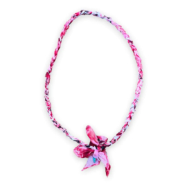 BANDANA NECKLACE | CORAL PINK