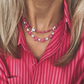 BEACH NECKLACE | CORAL