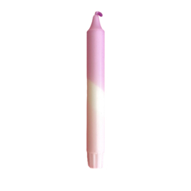 DIP-DYE CANDLE | PASTEL PURPLE/PINK | 1PCS