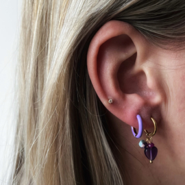 EARRINGS | LILAC | RVS SILVER/GOLD