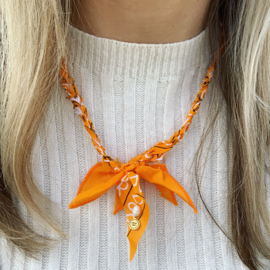 BANDANA NECKLACE | ORANGE