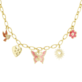 CHARM NECKLACE | OLIVIA | RVS GOLD