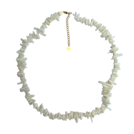 CORAL NECKLACE | OFF WHITE