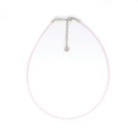 NECKLACE | ROSE QUARTZ | RVS SILVER/ GOLD