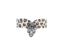 Leopard Bracelet - silver plated