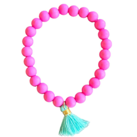 KIDS BRACELET | TASSEL | PINK