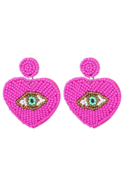 EARCANDY | BEADS HEART | EYE | PINK