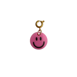 CHARM SMILEY | PASTEL | RVS SILVER/GOLD