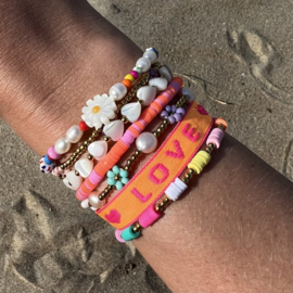 HAPPY PEARL | FLOWER BRACELET