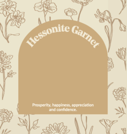 À LA | HESSONITE GARNET FLOWER | ONE PIECE
