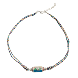 PRAYER BOX NECKLACE | TURQUOISE | SILVER