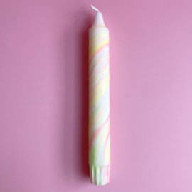 MARBLE CANDLE | RAINBOW | 1PCS