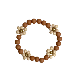 KIDS BRACELET | FLOWER | BROWN