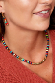 NECKLACE | FLAT STONES | MULTICOLOR