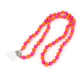 PHONE CORD | PINK/ORANGE