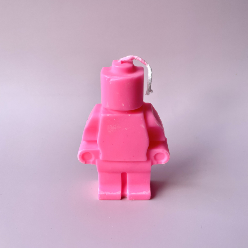 LEGO CANDLE | NEON PINK | 1PCS