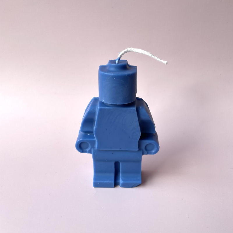 ROBOT CANDLE | BLUE | 1PCS