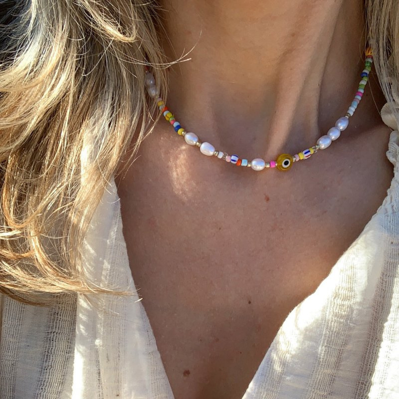 HAPPY PEARLS NECKLACE | RVS GOLD