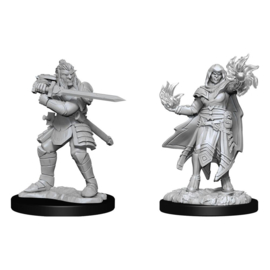 Hobgoblin Fighter Male & Hobgoblin Wizard Female