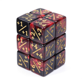 1 Counter Dice(Red+Black)
