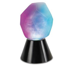 ENHANCE Tabletop Crystal Lamp - Crystal Light with Swirling RGB Lighting