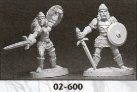 Ral Partha 2 fighters metaal (blister)