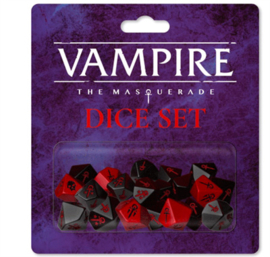 Vampire the Masquerade dice set