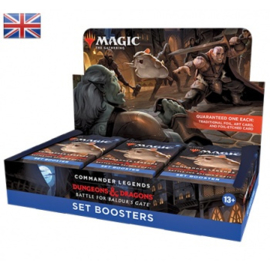 MTG - Commander Legends Baldur's Gate Set Booster Display (18 Packs)