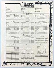 Vampire the dark ages storytellers screen and charactersheet pad