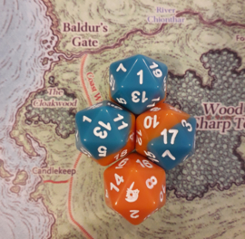 Fantasy Realm 20 sided dice met logo (1)