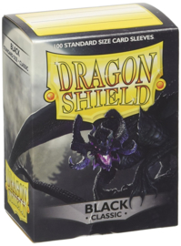 classic dragon shield sleeves 100pcs black